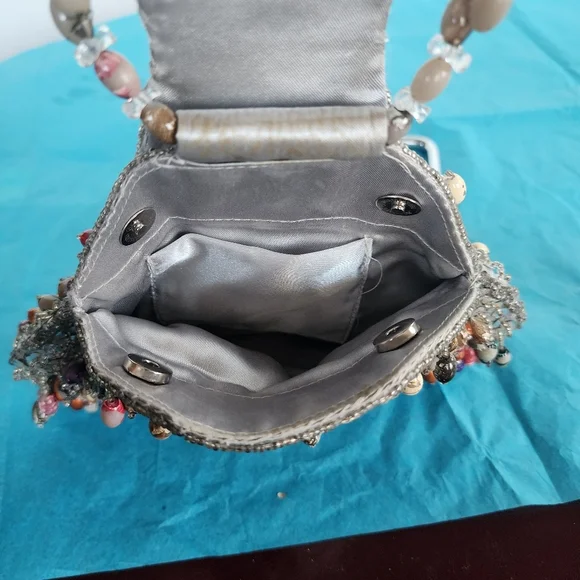 Beaded Multicolor Handbag - Picture 5 of 10